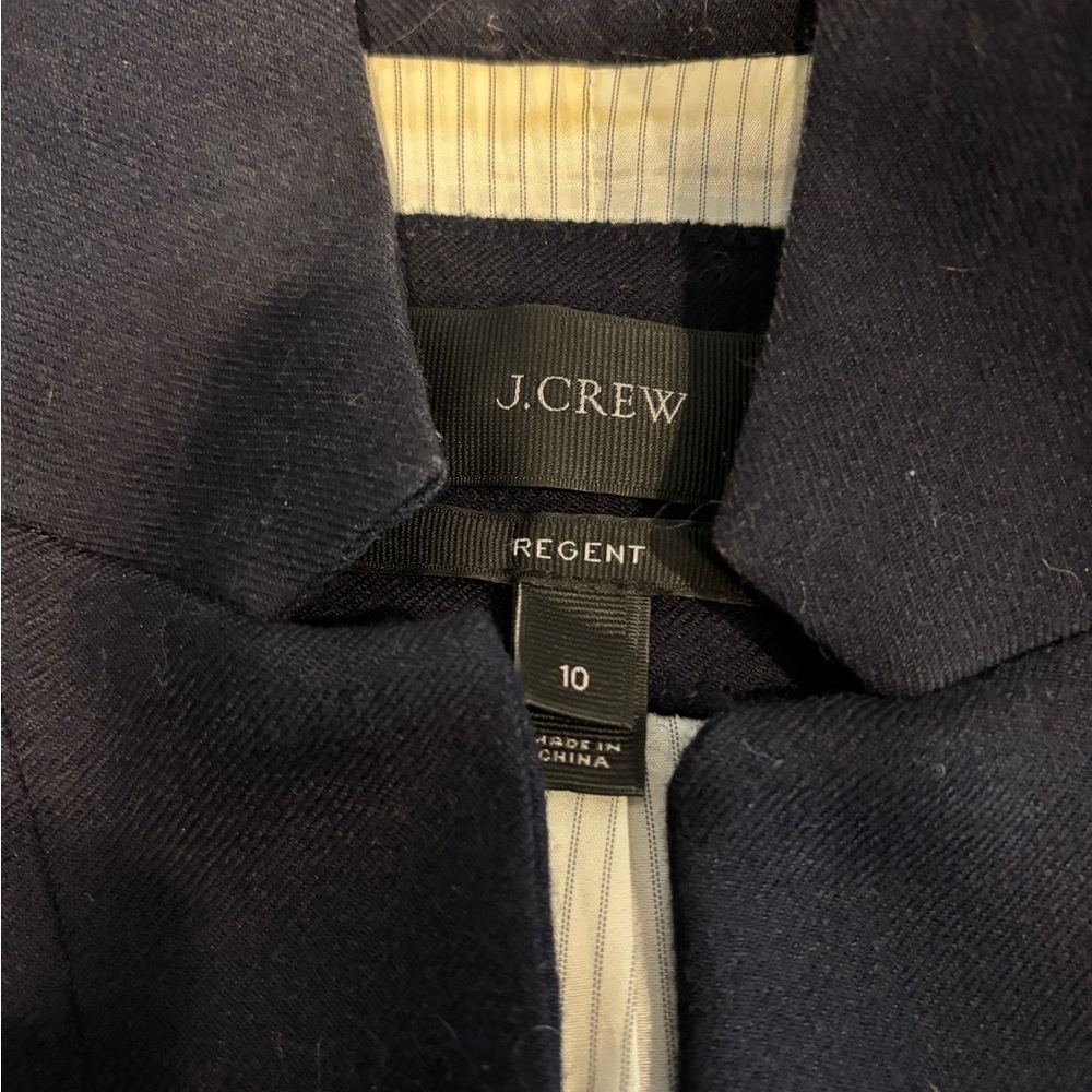 J. Crew Navy Single-Button Blazer - image 3